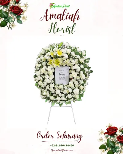 Krans Bunga Duka Cita di Cikurutug